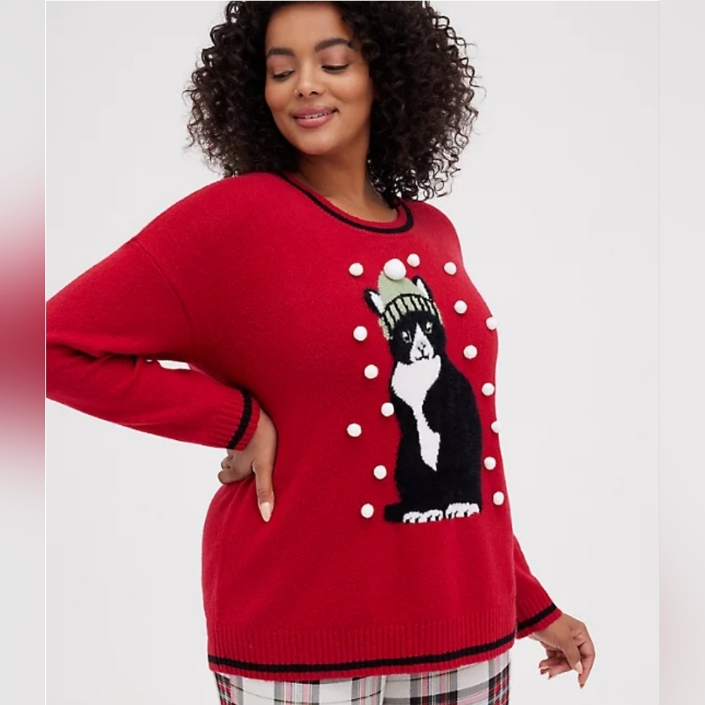 Torrid Cat Sweater Size 1